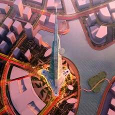 Mengintip Desain Menara Tertinggi Dunia Milik si Pangeran Kaya