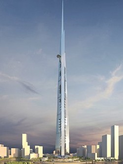 Kingdom Tower, Menara Tertinggi di Dunia Dibangun di Jeddah