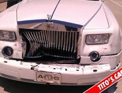 Prakk! Rolls-Royce Phantom Tito Ortiz Tabrakan