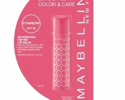 Lembabkan Bibir dengan Lip Balm Berwarna Maybelline