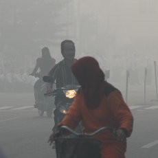 Hujan Deras di Riau, Masyarakat Berharap Kabut Asap Hilang