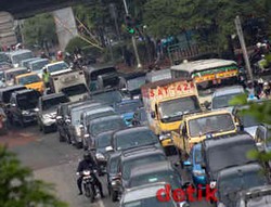 Ada 747 Titik Kemacetan di Jakarta