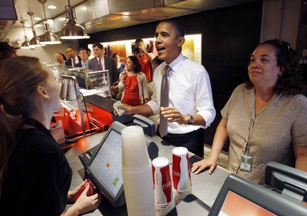 Obama Antre Burger
