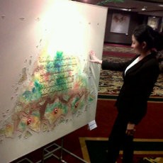 Abu Djumhur Pamerkan Kaligrafi dan Fine Art di Panghegar