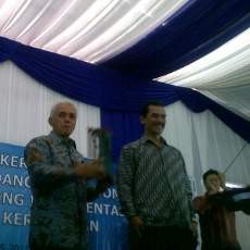 Pengelola Pasar Baru Menobatkan Hatta Rajasa Jadi Duta Wisata