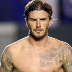 David Beckham Pamer Tato Baru
