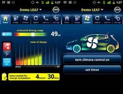 Nissan LEAF Gandeng Android dan Blackberry untuk Ngecek Baterai Mobil Jarak Jauh