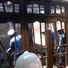 Sebuah Rumah Kosong di Simorejo Terbakar