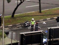 Penutup Got di Jalan Sudirman Makan Korban Pengendara Motor Wanita