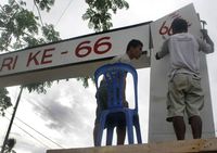 Warga Morotai Rayakan HUT ke-66 RI