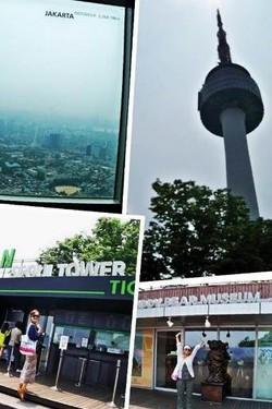Keindahan Seoul dari Atas N Seoul Tower