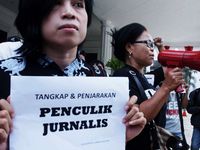 Aksi untuk Wartawan Korban Penculikan