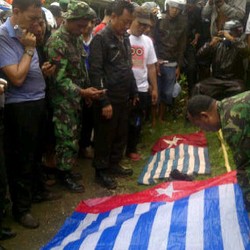 2 Bendera Bintang Kejora Diturunkan, OPM Lolos
