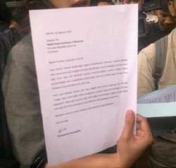 Surat Nazar ke SBY: Saya Janji Tak Cerita Apa pun yang Bisa Merusak PD