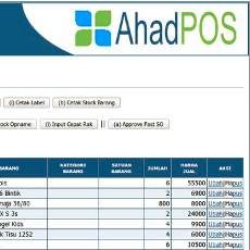 AhadPOS, Software Kasir Gratis untuk UKM