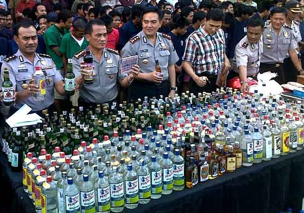 Polisi Gelar Barbuk Operasi Pekat Semeru