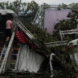 Konser Diserang Badai, 5 Orang Meninggal di Belgia