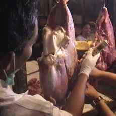 Daging Bercacing Ditemukan di Pasar Lumajang