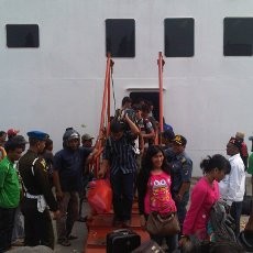 628 Penumpang Kapal di Pelabuhan Samarinda Diturunkan Paksa