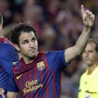 Gembiranya Cesc Usai Cetak Gol Pertama