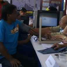 109 Sopir Bus Jalani Tes Kesehatan