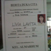 Polisi Sudah Curigai Pembunuh Livia