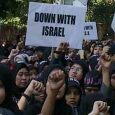 Demo Konjen AS, KUMAIL Desak Israel Tidak Serang Palestina