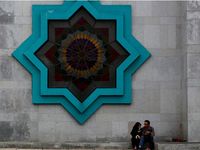 Ngabuburit di Masjid Islamic Centre, Koja