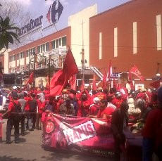 Carrefour: Skorsing Karyawan Sudah Sesuai Aturan