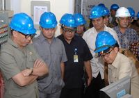 Menteri ESDM Tinjau PLTA Cirata