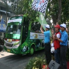 Telkom Berangkatkan 23 Bus Mudik Gratis