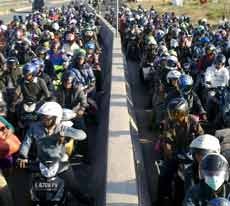 H-2, Toron di Suramadu Capai 60 Ribu Kendaraan