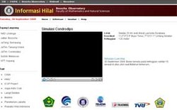 Yuk, Pantau Hilal 1 Syawal Via Web