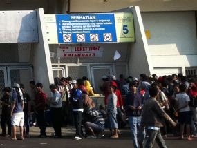 Antrean Mulai Mengular di GBK