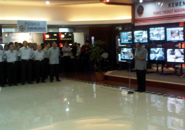 Menhub Pimpin Penutupan Posko Lebaran Terpadu