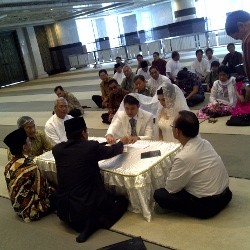 Bugi Ramadhan Mantap Ucapkan Ijab Qobul