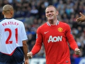 Rooney Hat-trick, MU Gilas Bolton 5-0