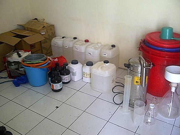BNN Gerebek Pabrik Sabu di Sentul