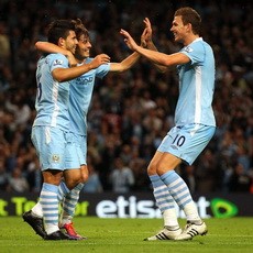 Mancini Soal Empat Striker City