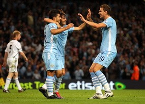 Mancini Soal Empat Striker City