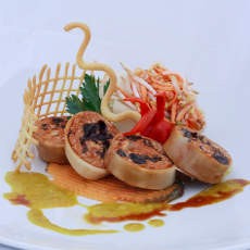 Squid Mushroom With Curry Sauce ala Savoy Homann