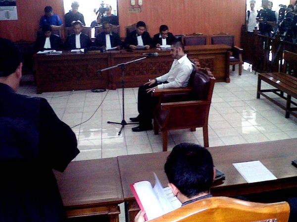 Andhika Gumilang Jalani Sidang Perdana