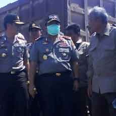 Kapolda Jatim Tinjau Gunungan Lumpur Lapindo