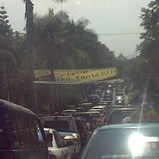 Pasteur-Surya Sumantri-Sarijadi Macet Parah