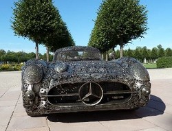 Mobil Sport Mercy Dari Potongan Besi Bekas