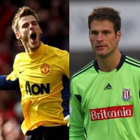 Adu Tangguh De Gea vs Begovic