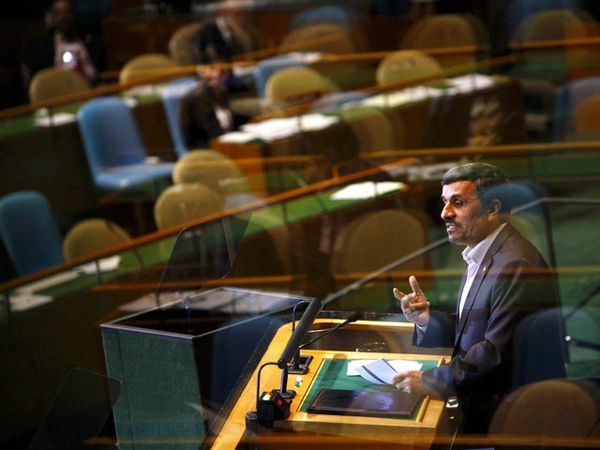 Ahmadinejad Pidato, Delegasi AS Walk Out