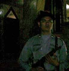 Petugas Gabungan Amankan Misa di Gereja Kediri