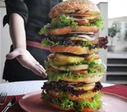 Ikut Lomba Makan Burger Tower 50 Cm Yuk!