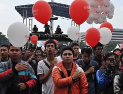 5.000 Anggota Klub Mio Serbu Lapangan Gasibu Bandung